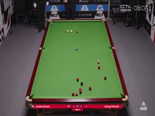 斯诺克威尔士公开赛资格赛 乔丹·布朗4-3巩晨智 20250206
