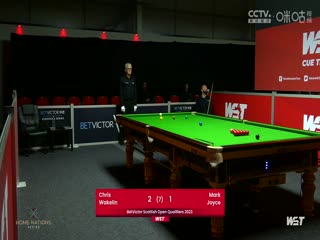 世界斯诺克巡回赛 克里斯·沃克林4-2马克·乔伊斯 20231031（李照）