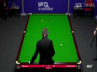 斯诺克 傅家俊6-5迈克尔·霍尔特 20231118（李照）