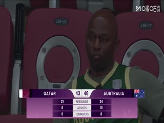 男篮亚洲杯 卡塔尔VS澳大利亚 20250810