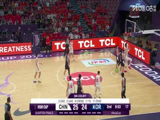 男篮亚洲杯四分之一决赛 中国VS韩国 20250814